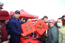 消防非遗有机融合 福山乡村文化旅游节消防宣传氛围浓