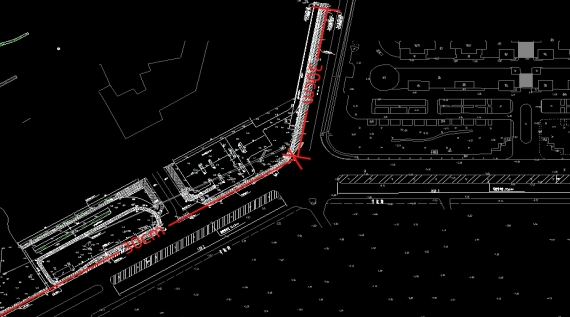 烟台市区学院路与华庭路交叉路口3月27日开始渠化改造