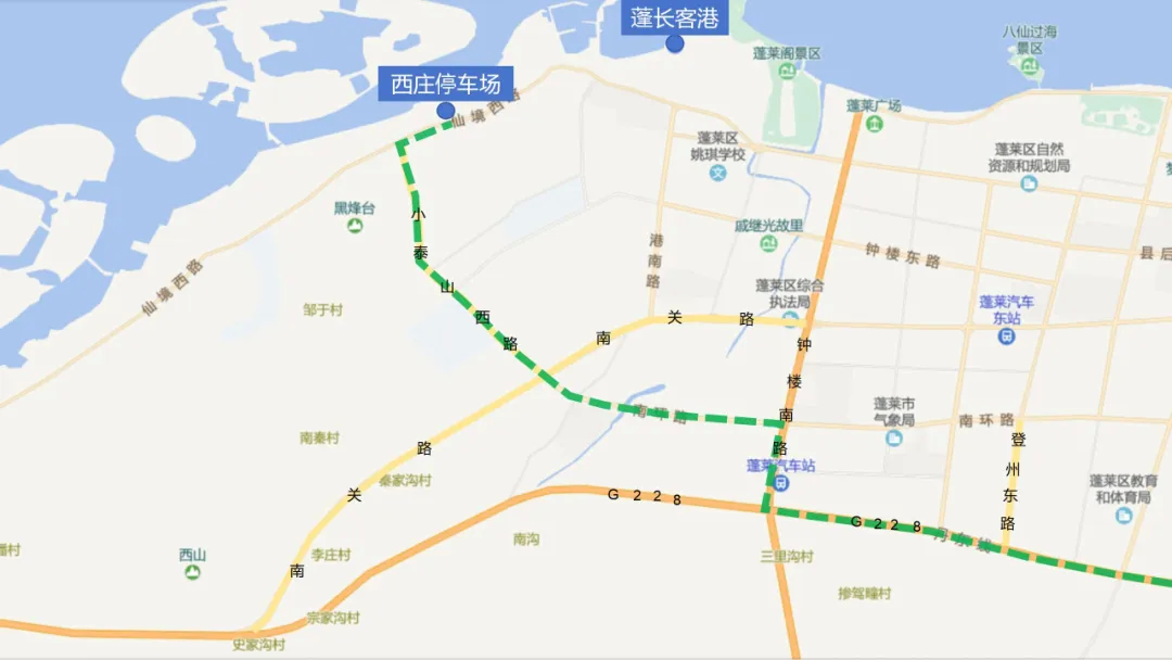 @长岛游客，免费停车！具体路线来了！