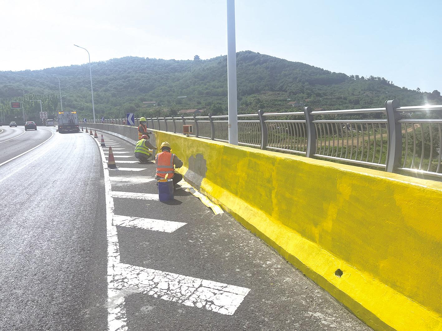 莱山区凤凰山桥除险加固下月完工