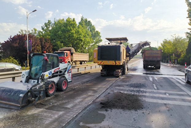 假日不松劲 烟台公路建设拉满进度条