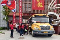 烟台42台客运巴士及校车为中考生提供送考服务