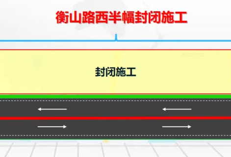 开发区这条主干道封闭施工！