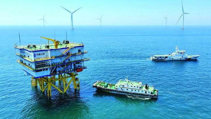 海上风电防汛防台风综合应急演习举行