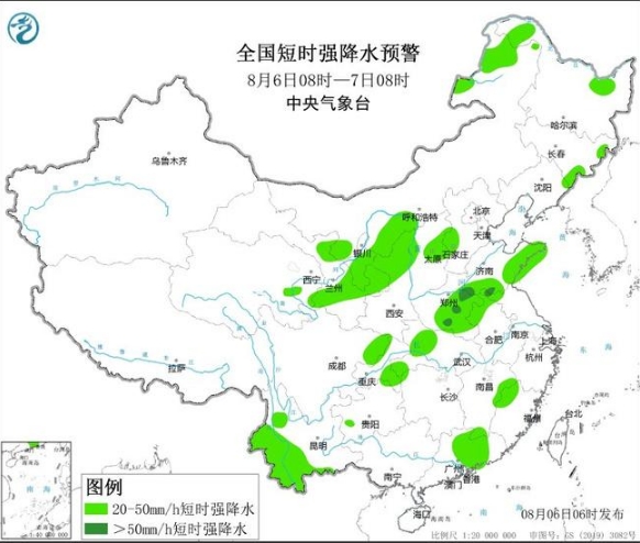 强对流预警！甘肃等9省区部分地区将有8至10级雷暴大风或冰雹