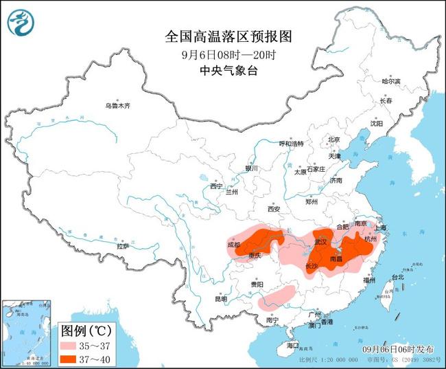 高温黄色预警！四川重庆等7省市部分地区最高气温可达37至39℃