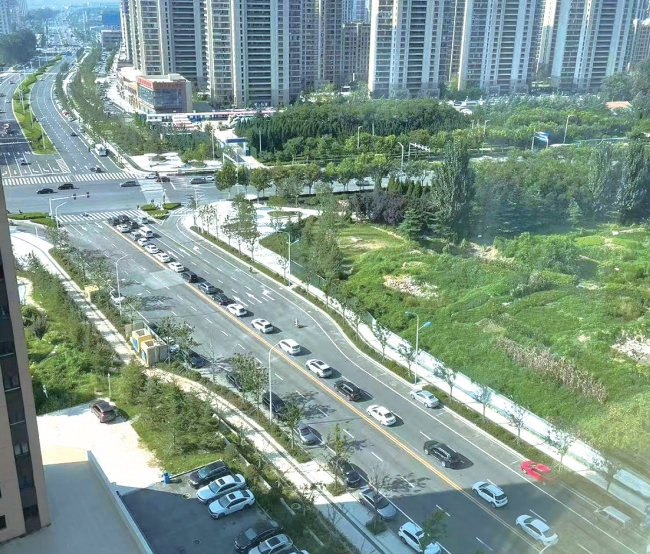 凤凰西路与港城东大街路口堵得慌 早高峰左转车排出二里地