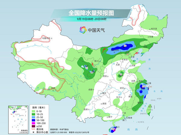 “贝碧嘉”残余云系影响山东 山东南部等地将出现暴雨或大暴雨