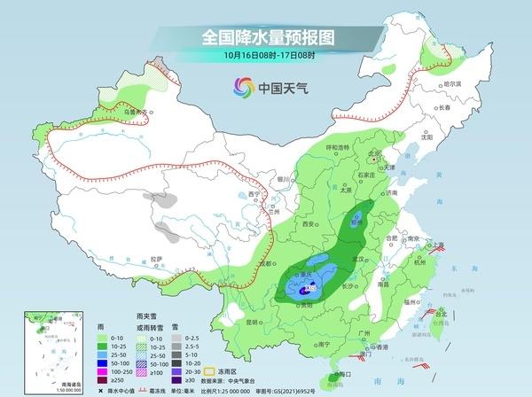 山东南部或出现强降雨，东北多地最低温或降至冰点