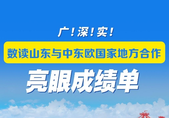 广！深！实！数读山东与中东欧国家地方合作亮眼成绩单