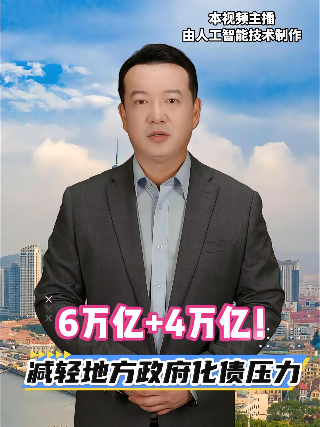 6万亿+4万亿！减轻地方政府化债压力