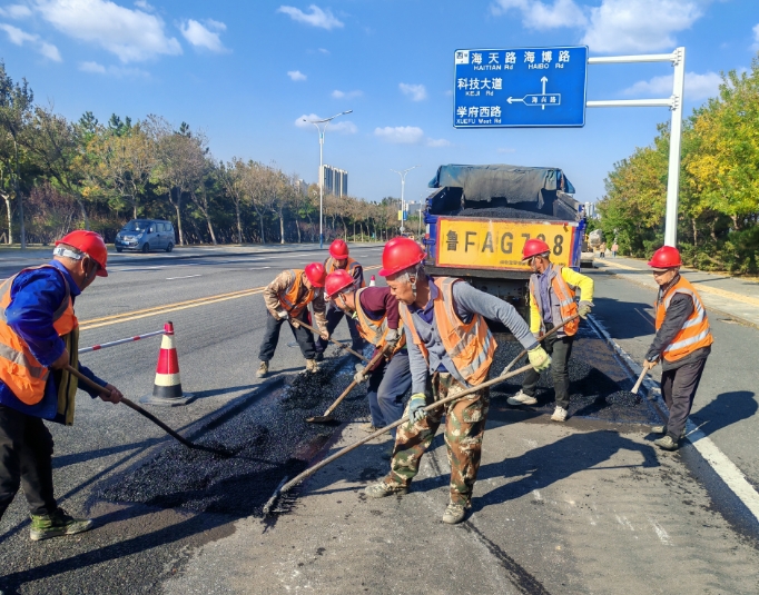 进度条拉满！烟台市区主干路入冬前“保养”完成