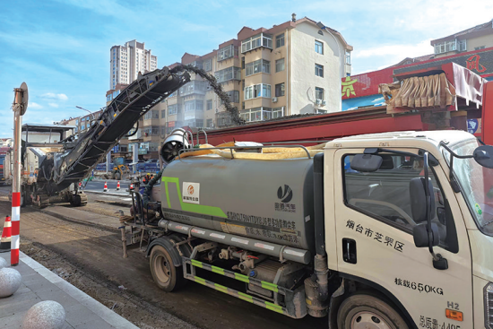 莱山区桐林路东段主路月底通车