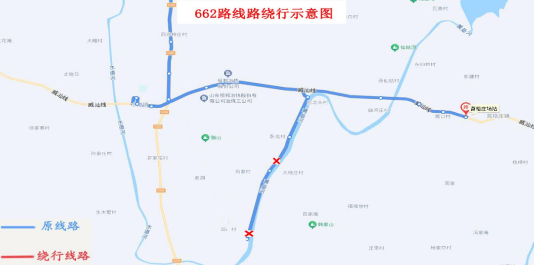 即日起，662路临时绕行