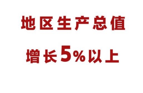 今年山东GDP增长预期目标：5%以上