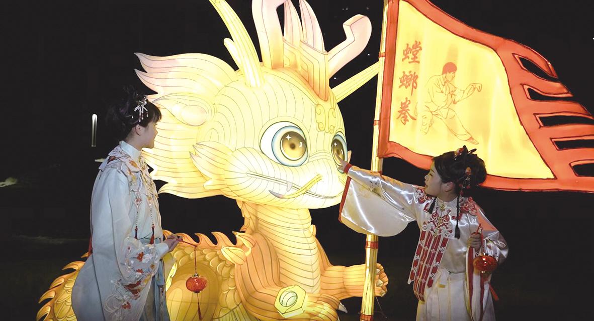 港城火树银花迎新春