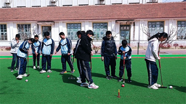 龙口市成功举办门球进校园活动