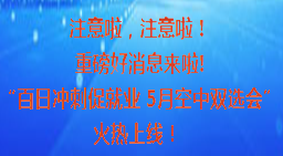 “百日冲刺促就业 山东城市服务职业学院5月空中双选会”火热上线！