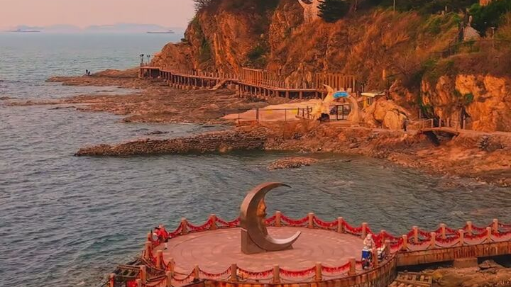 来烟台奔赴一场浪漫晚霞
