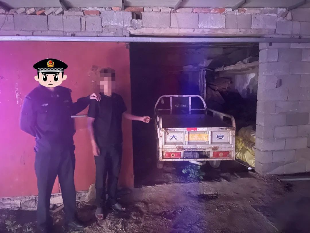 凌晨作案偷电瓶，当日龙口落网！