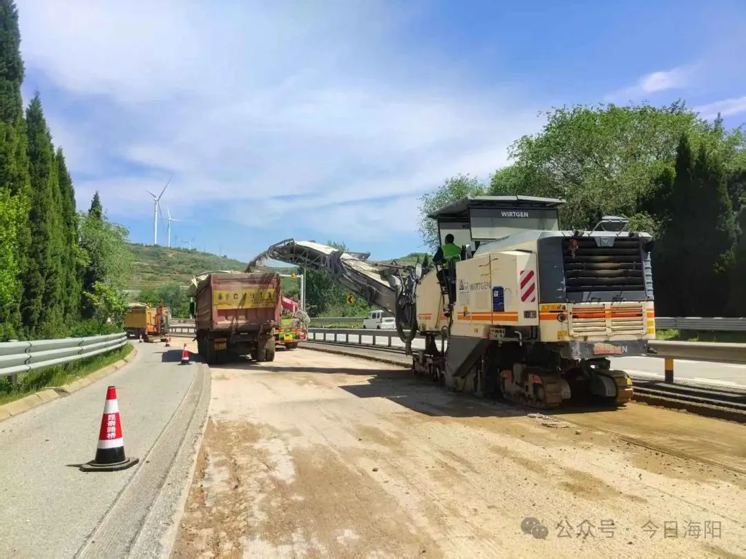 9月底前通车，烟凤线海阳段养护工程启动