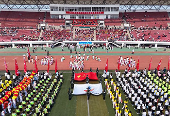 2025招远市中小学生阳光体育运动会活力开幕