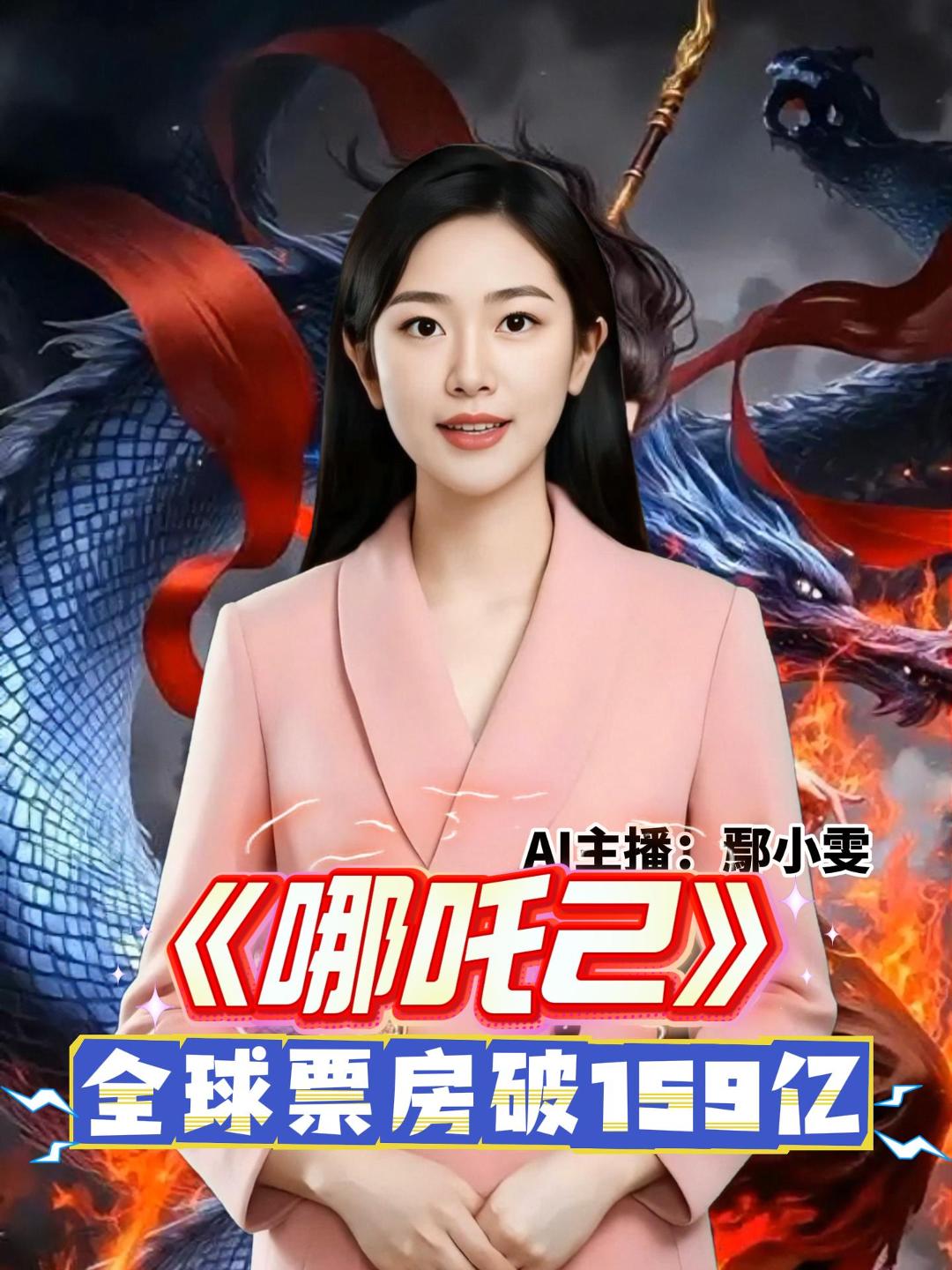 电影《哪吒之魔童闹海》密钥于6月30日到期，国内票房以154.45亿元收官，总观影人次3.24亿，全球总票房突破159亿元，上映至今共打破113项纪录。