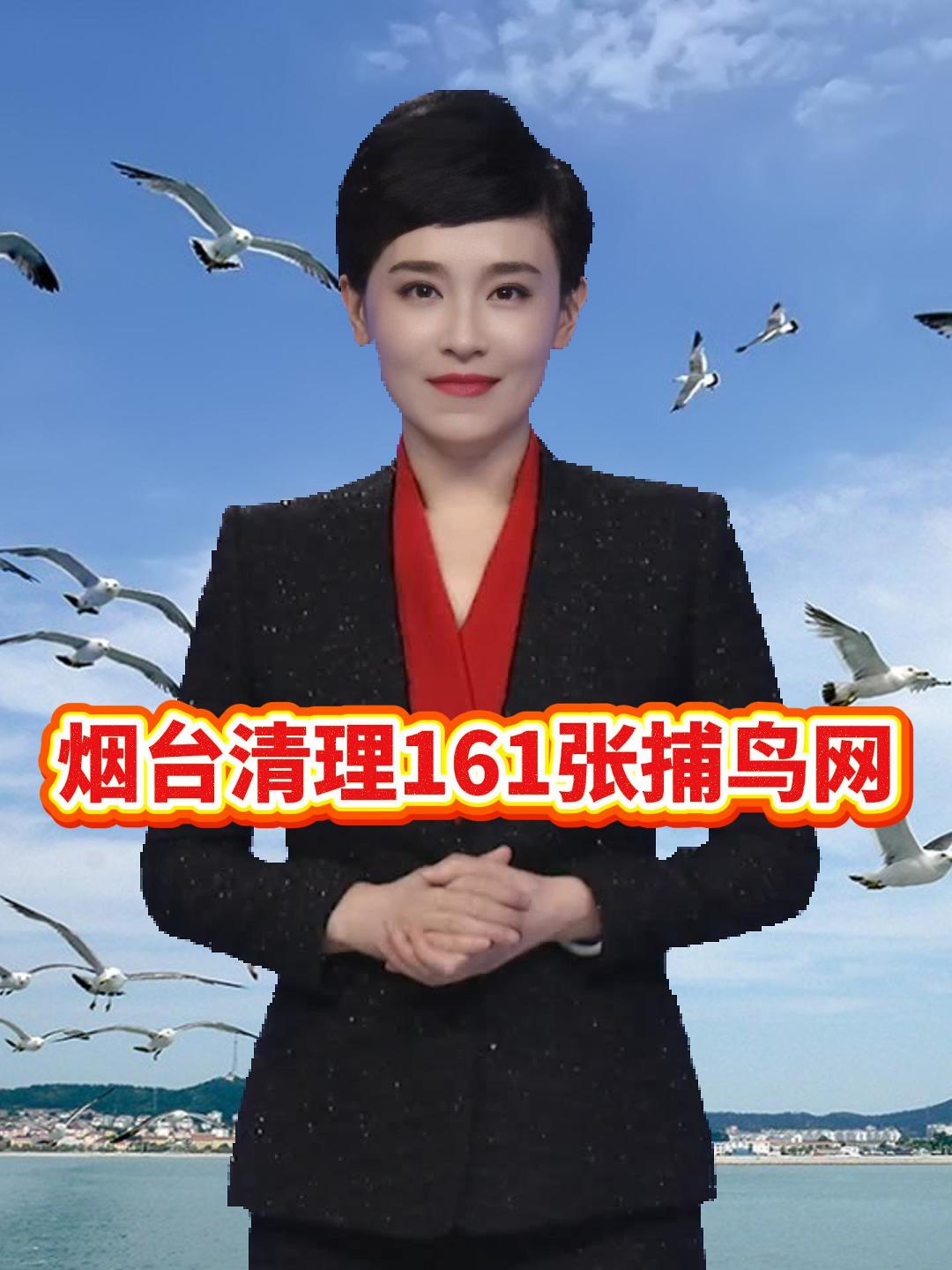 烟台清理161张捕鸟网