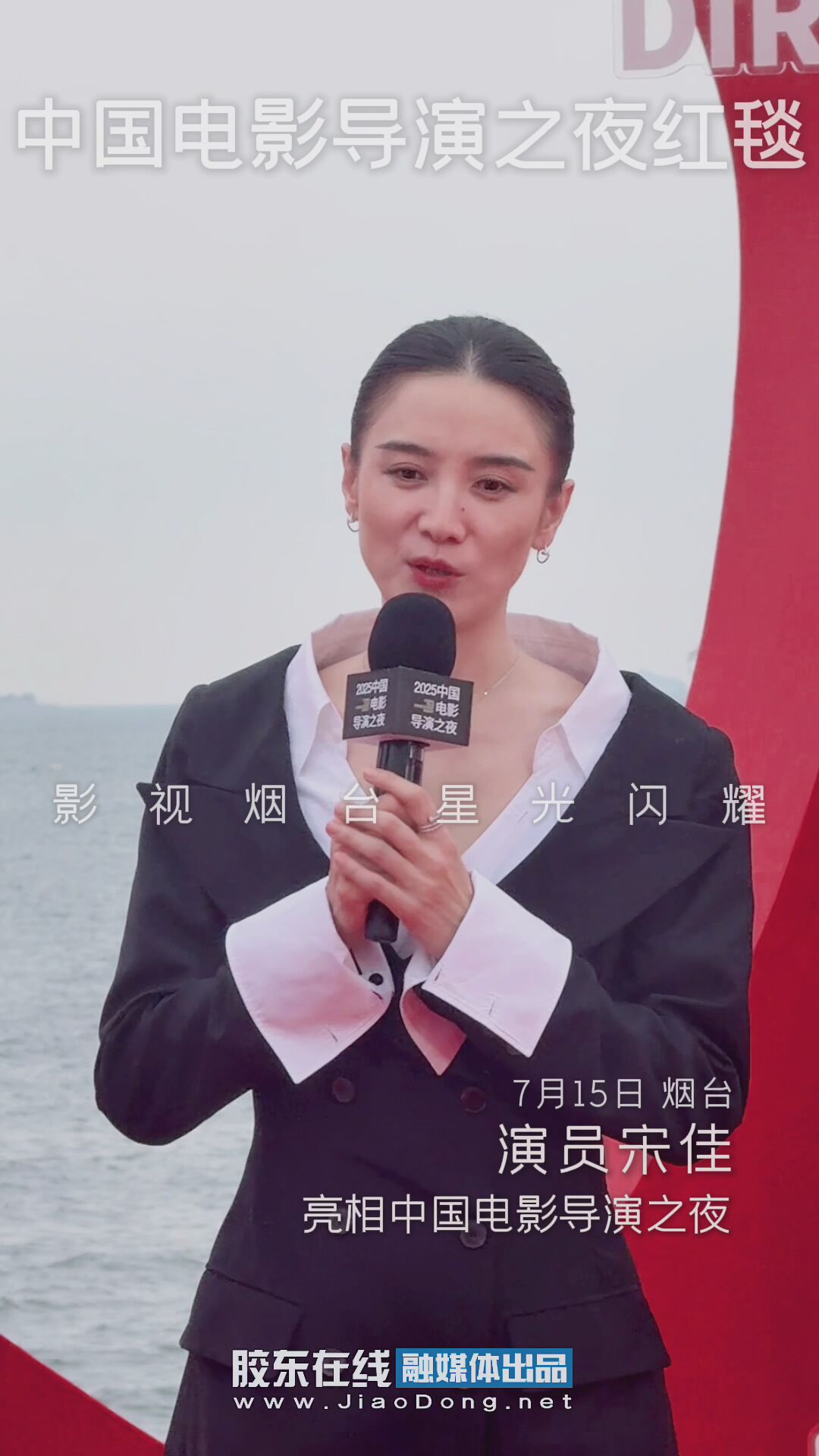 演员宋佳亮相中国电影导演之夜红毯