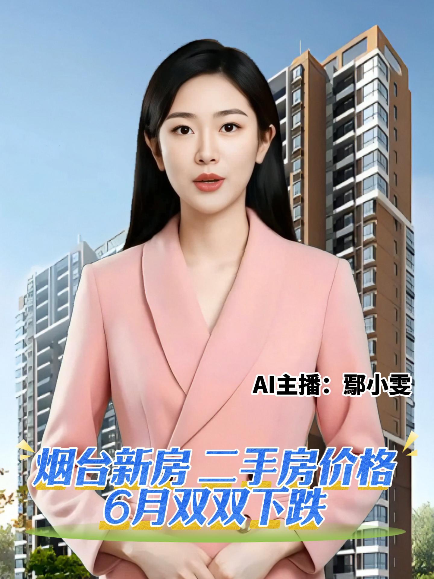 国家统计局消息，6月份，烟台新建商品住宅销售价格指数环比上月下降0.8%，二手住宅环比下降0.6%。