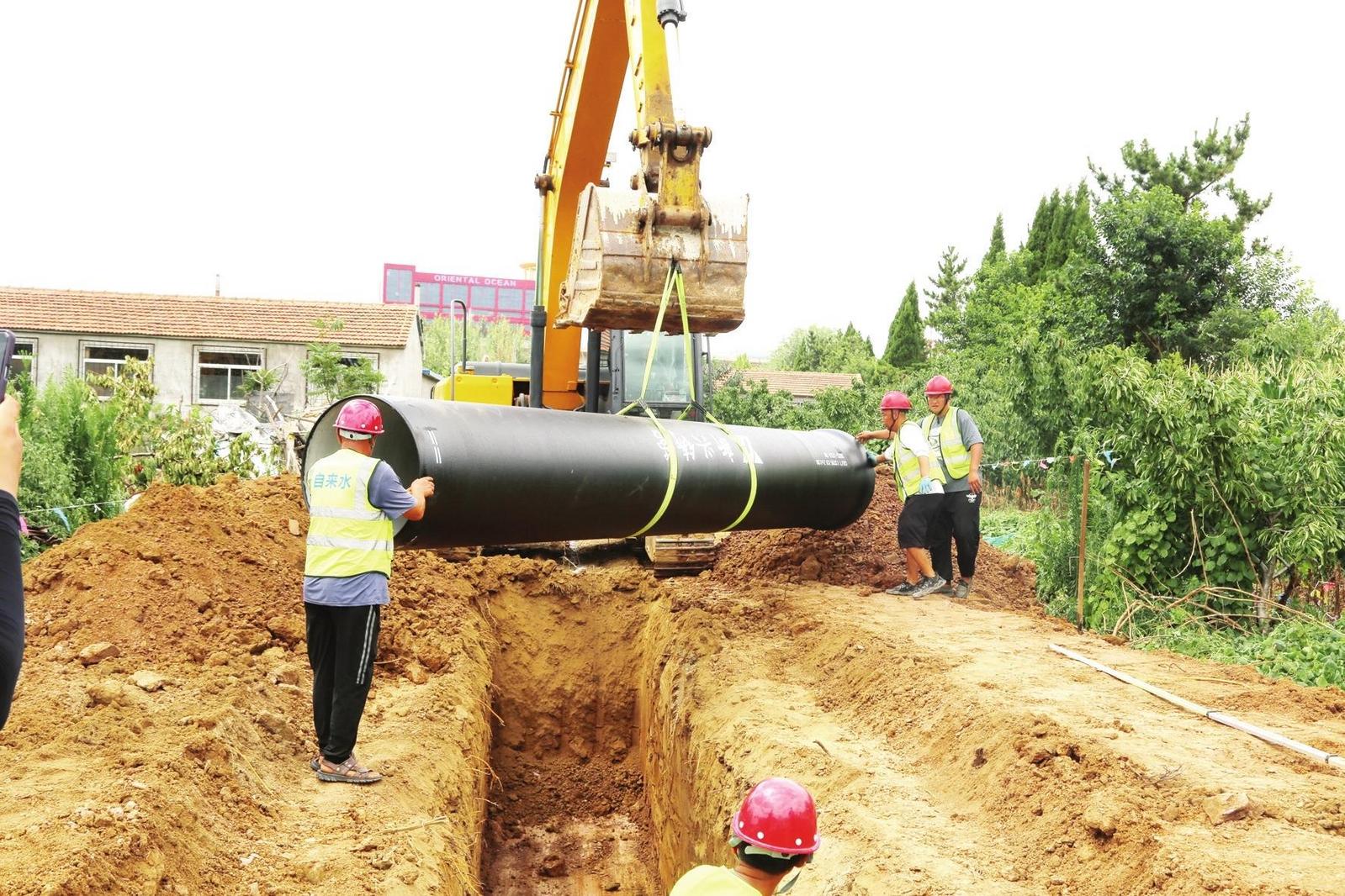 烟台市区老旧供水管网改造进行中