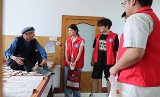 扶老助贫|山东城市服务职业学院开展暑期“三下乡”社会实践活动