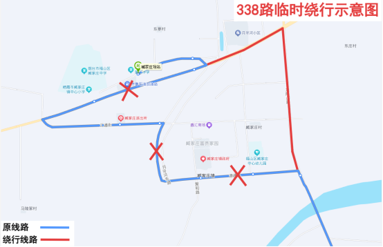 集市开市期间，6条线路部分时段临时绕行