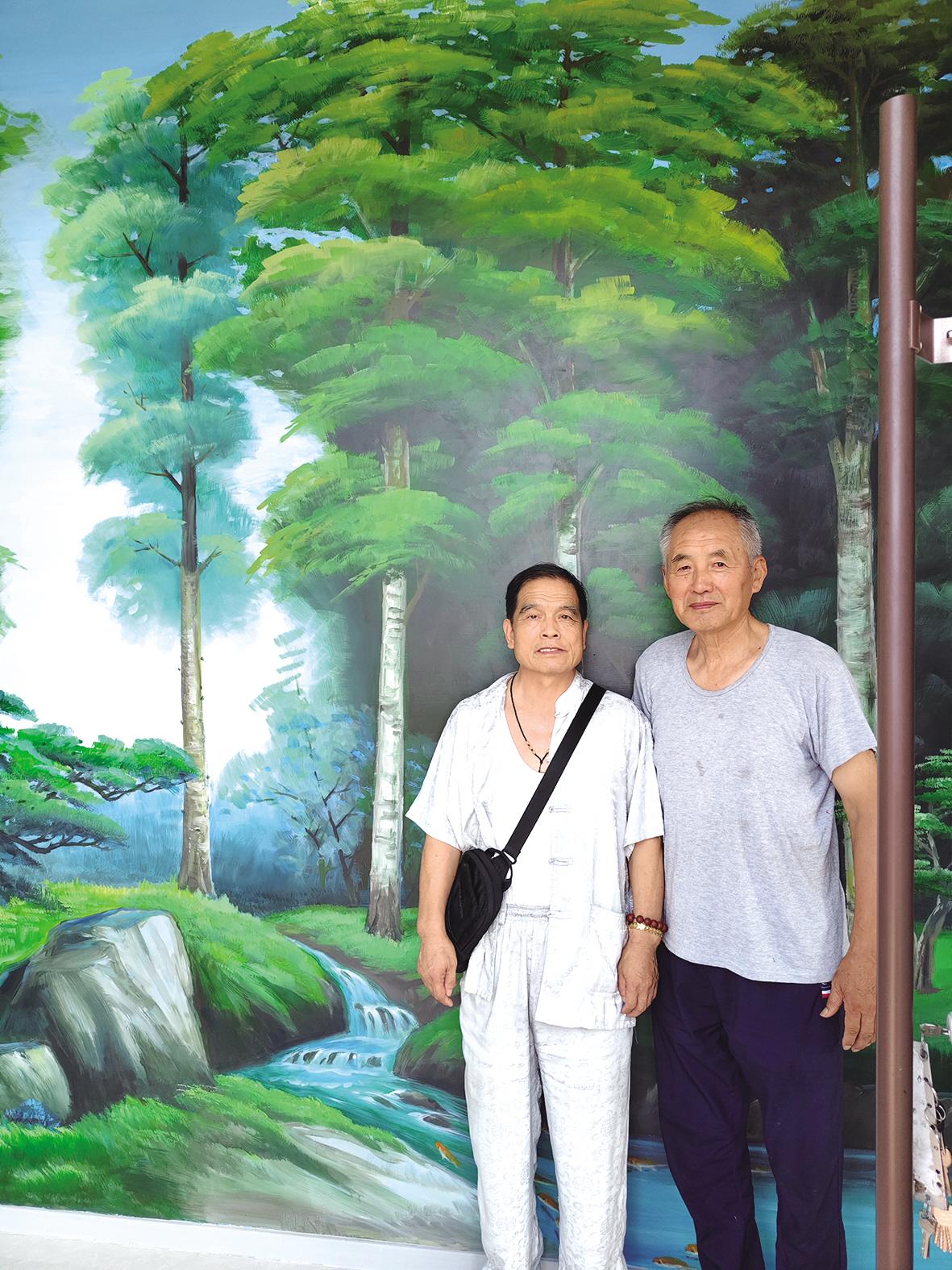 七旬老人王来欣：用墙画扮靓梨乡