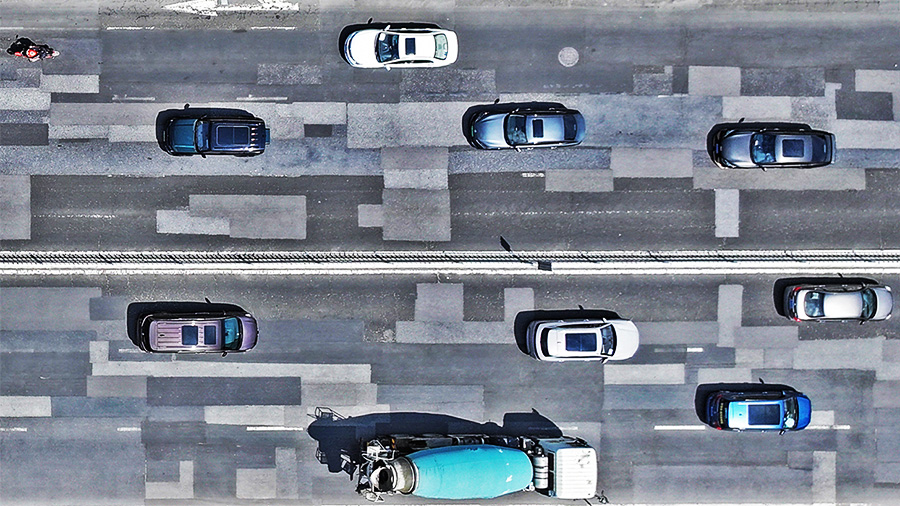 烟台红旗西路上的“马赛克”怎么来的