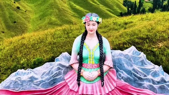 总要来一趟伊犁吧，养蜂女在那拉提大草原，期待着你来听她倾诉凄美动人的爱情故事