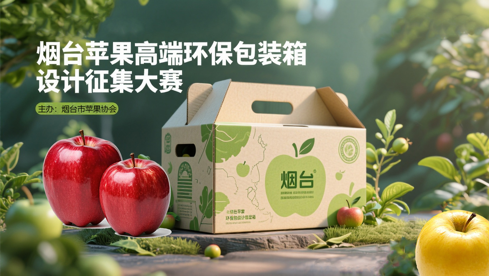 烟台苹果高端环保包装箱设计征集大赛通知