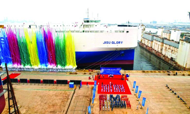 中集来福士为国际主流航运公司建造的10艘系列船项目圆满完成