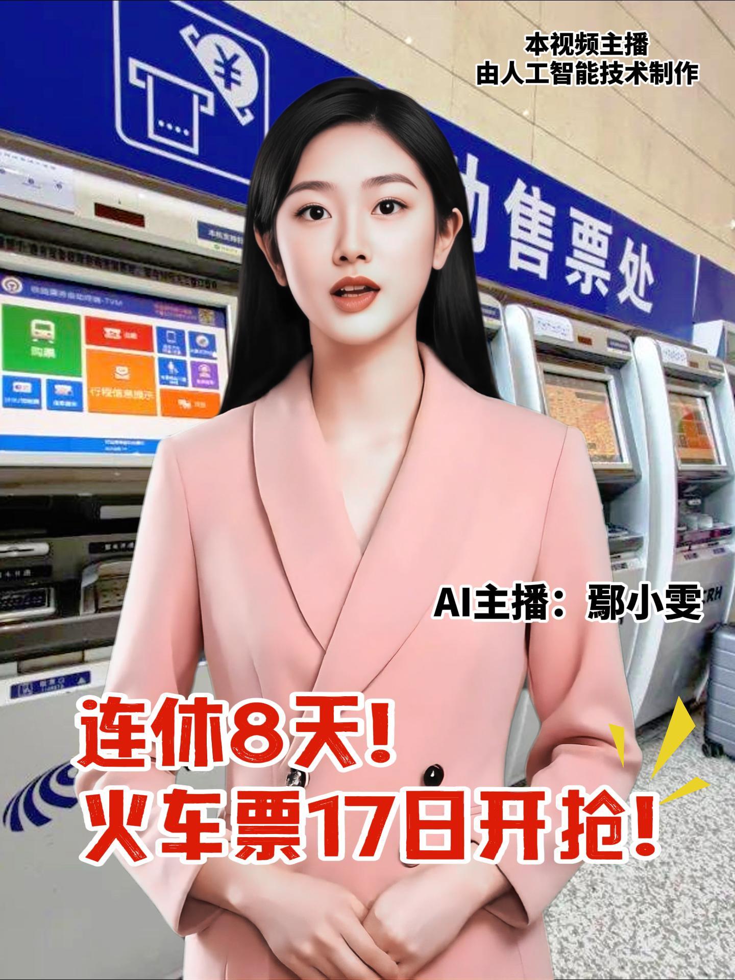 今年，国庆节逢中秋节合并放假8天，具体是10月1日至8日。按照提前15天预售的规定，9月17日可买10月1日即假期首日火车票。