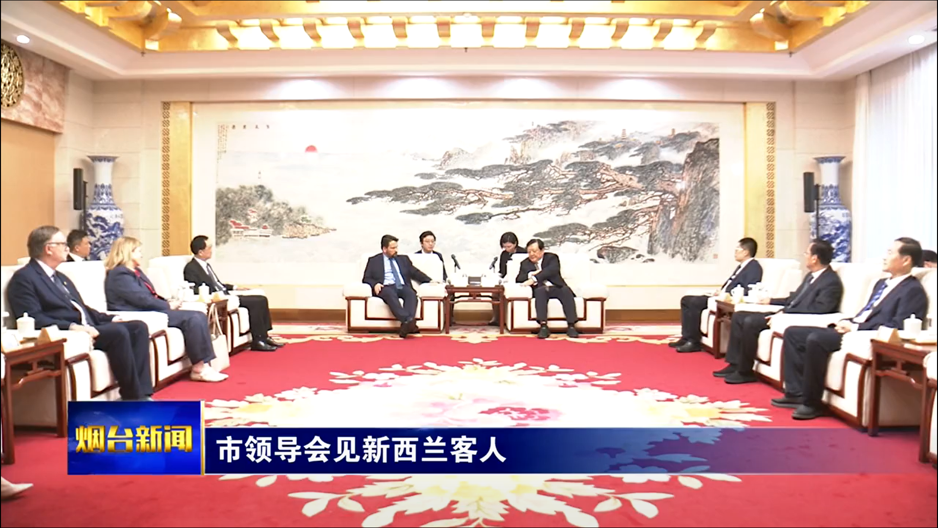 市领导会见新西兰客人