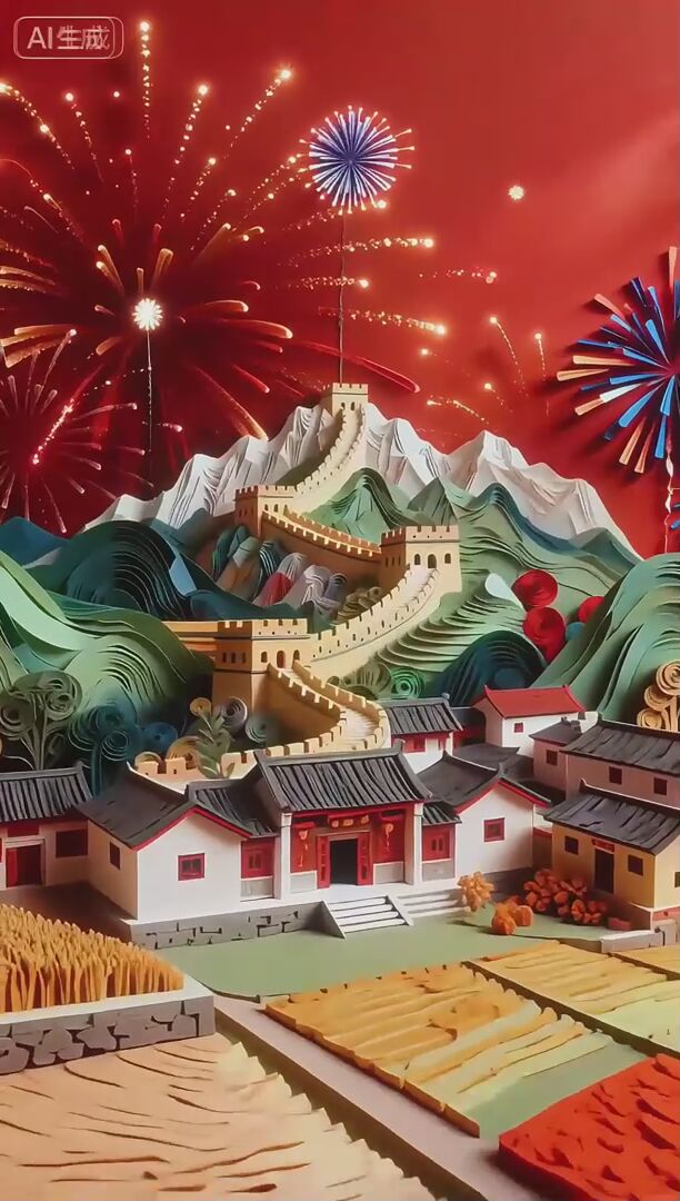 山河壮丽 锦绣中国 #国庆 #庆祝中华人民共和国成立76周年