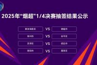 快讯|接棒“齐鲁超赛”!“烟超”八强对阵产生,12日开赛