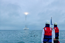 烟台海事服务保障全球最大固体运载火箭海上再发射