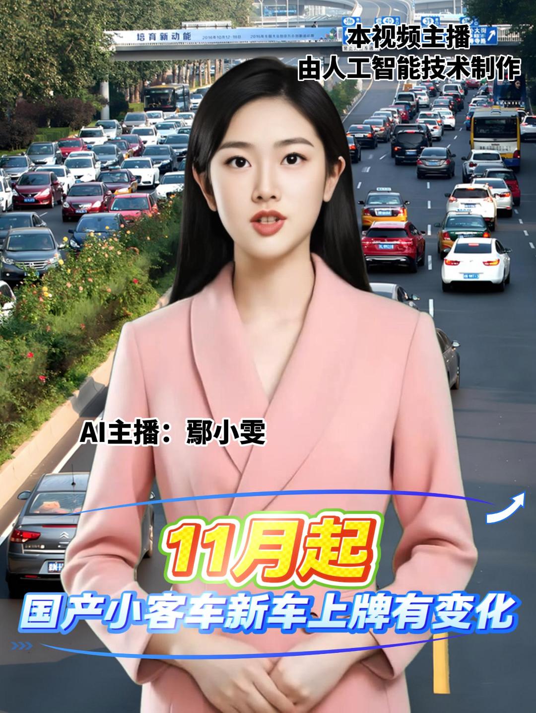 11月起 国产小客车新车上牌有变化