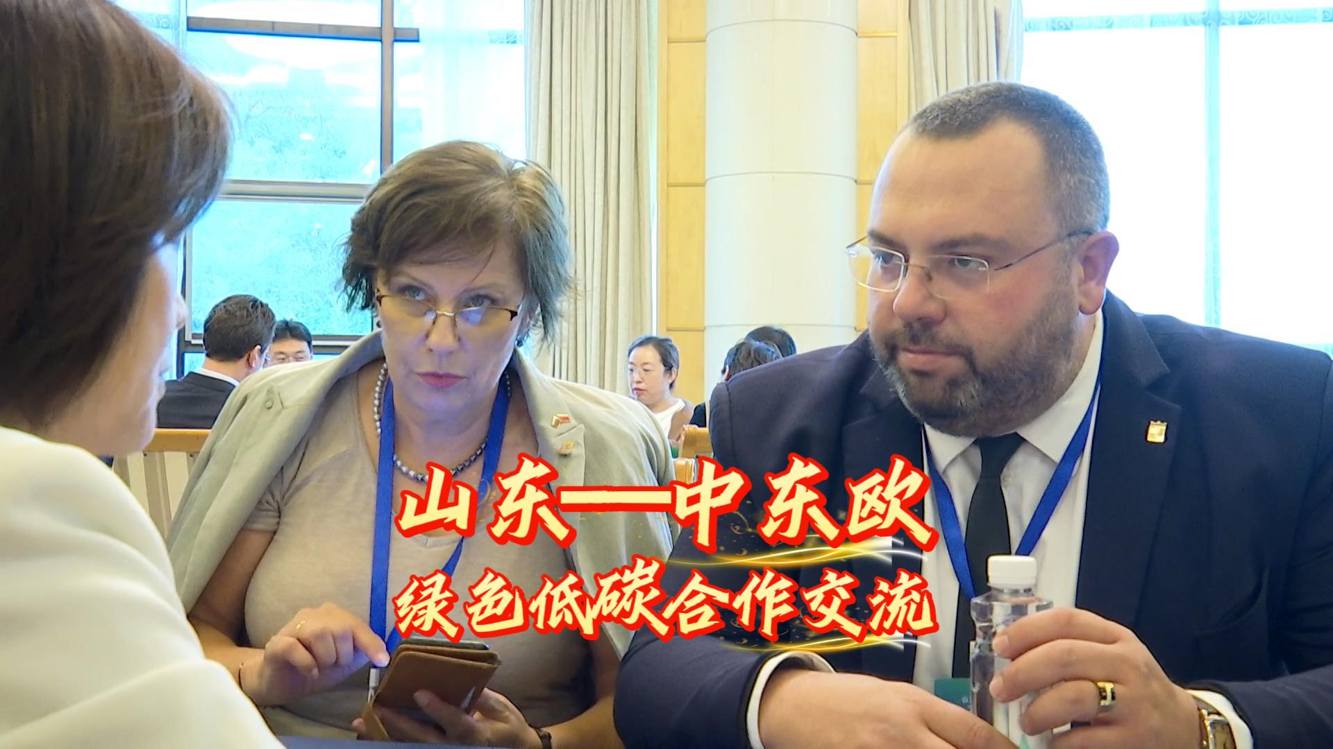 今天，山东—中东欧绿色低碳合作交流活动在我市举行。