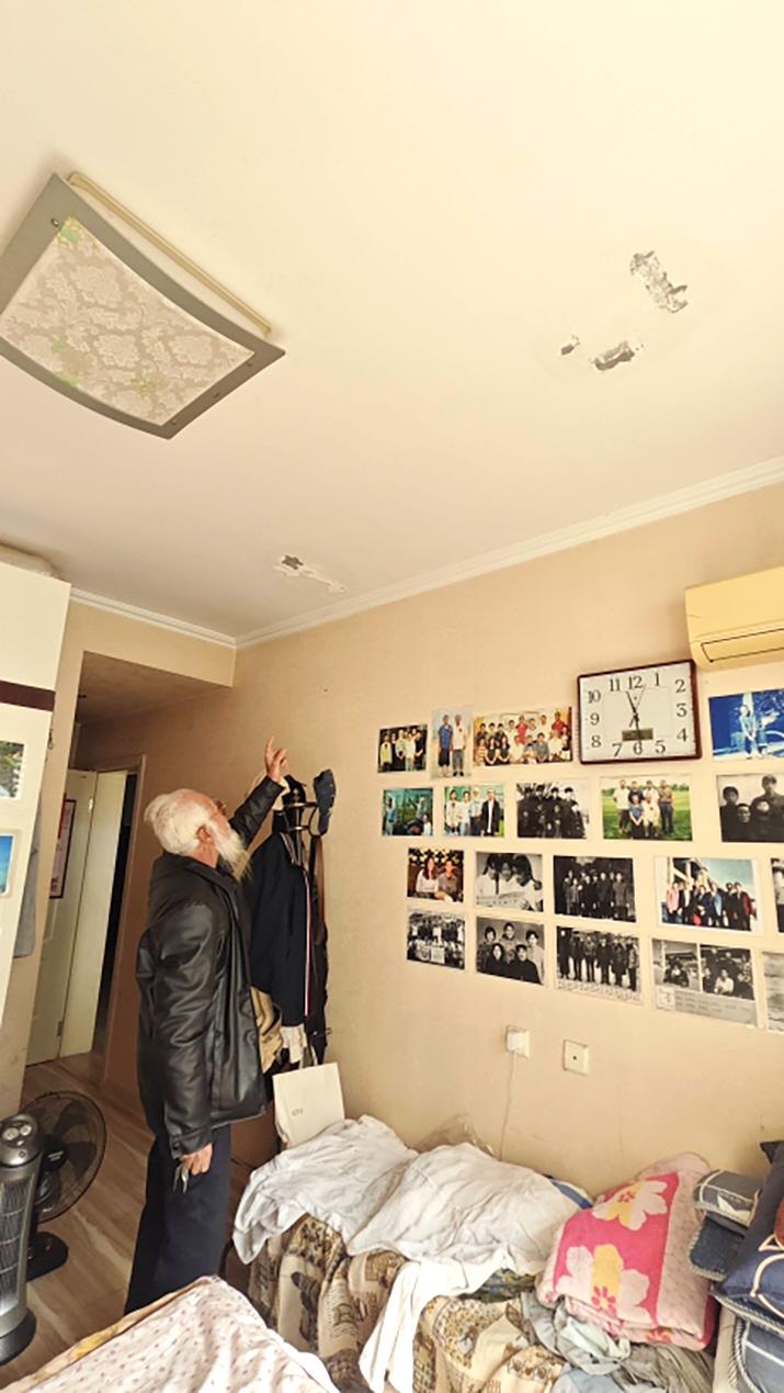 烟台一小区楼上装修漏水淹了楼下 赔偿事宜一年多没解决