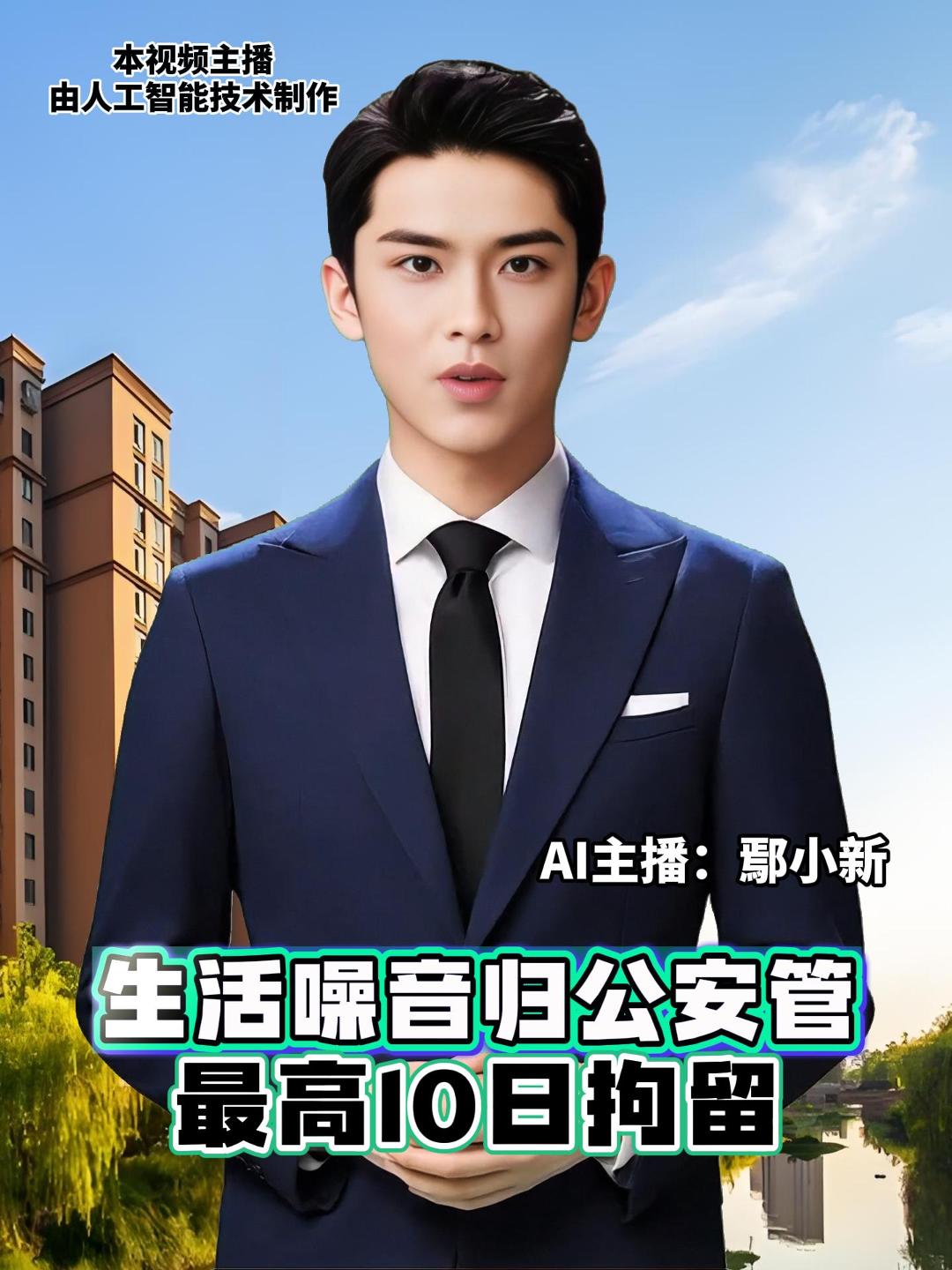 新治安管理处罚法将于2026年1月1日起施行。其中明确规定：生活噪音归公安管辖，不再警告+罚款，改为最高10日拘留。