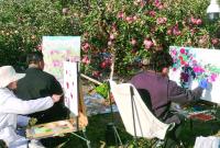 来自全省各地的美术家齐聚蓬莱 用笔墨绘就文旅融合仙境美景