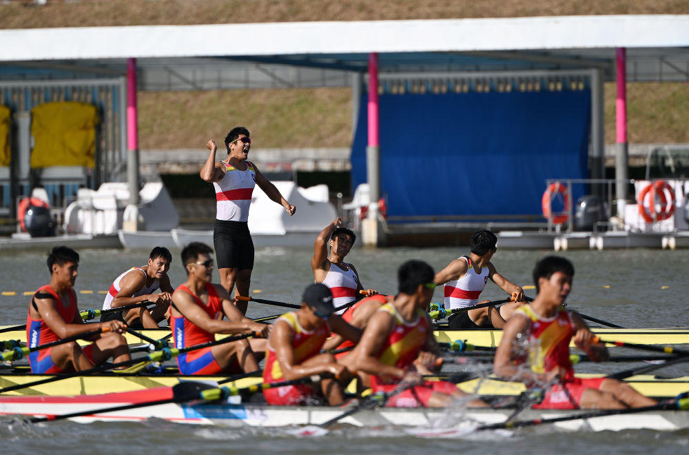 十五运会开幕式后首金出炉