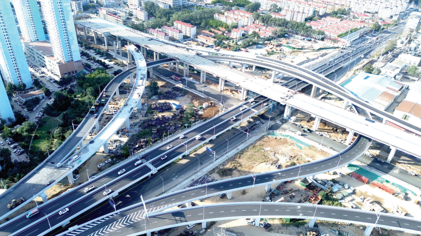 烟台市红旗快速路东段全线贯通